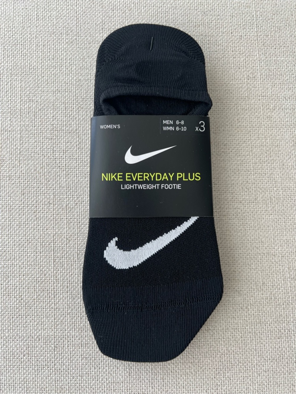 NIKE Everyday Lightweight Footie Socks Set of 3